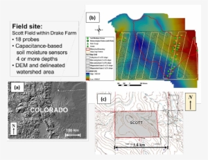 Maps Of The Study Location - Topographical Map Of Colorado