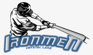 Crystal Lake Ironmen Baseball-click Pic For More Info - Stickalz Llc Baseball Player Wall Art Decal Sticker