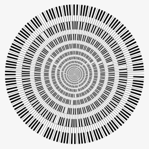 This Free Icons Png Design Of Piano Keys Circle Vortex