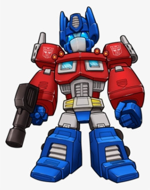 Maybe Optimus, Or You Could Vote For Some Naruto Punk - Transformers Chibi Optimus Prime