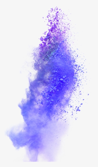 Purple Powder Explosion Png