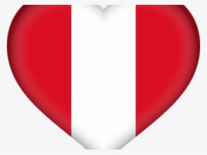 Peru Flag Clipart Heart - Heart