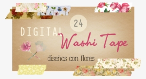 Digital Washi Tape Florales - Romantic Vintage Floral Anchor Be Round Car Magnet