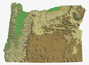 Oregon Dem Relief Map - Willamette Valley Topo Map