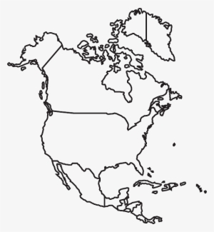 Map, States, Canada, North, United, Usa, America - Printable North America Blank Map