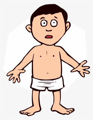 Panties Undergarment T-shirt Boxer Briefs Boxer Shorts - Cartoon Man In Underwear