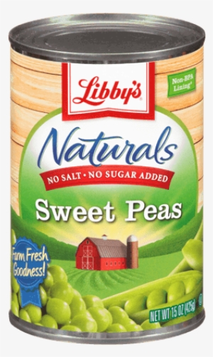Naturals Sweet Peas - Libbys Naturals Green Beans, Cut - 14.5 Oz