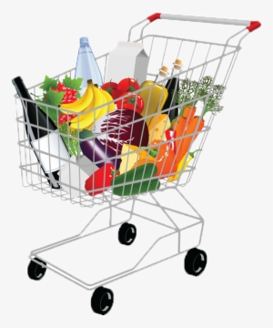 Basket Vector Shopping Cart - Full Shopping Cart Transparent