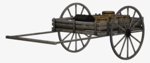 Cart Clipart Wooden Cart - Wooden Cart Png