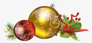Cartoon Christmas Decoration Ball Png - Christmas Decorations Transparent Background