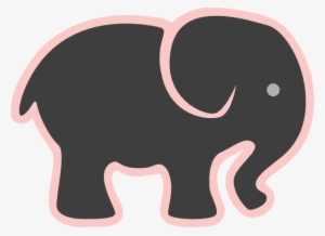 This Free Clipart Png Design Of Grey Elephant Clipart
