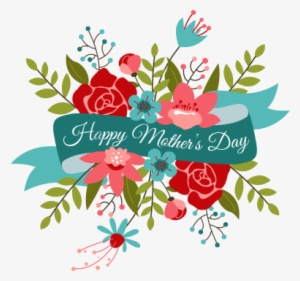 Watercolor Clipart Mother's Day Bouquet - Happy Mother's Day Flowers
