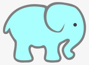 Download Blue Baby Elephant Svg Clip Arts 600 X 436 Px Transparent Png 600x436 Free Download On Nicepng