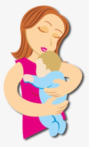 Free Icons Png - Mom And Baby Cartoon Png