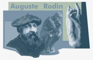Vector Illustration Of Auguste Rodin French Sculptor - Auguste Rodin