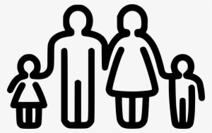 Family Mother Father Children Child Girl Boy Comments - Family Icon Png White