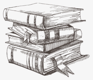 Bookstack Are You Going To Write Another Book - Stack Of Books Drawing Png