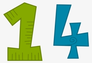 Number 1 Green Clipart