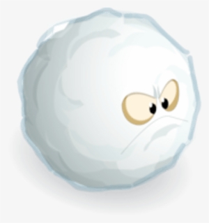 Angry Snowball Clipart - Egg