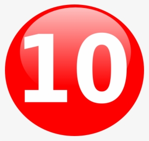 Number 10 In Circle Clipart
