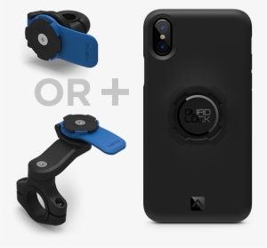 Handlebar/mirror Mount Kit- All Iphone Devices - Quad Lock Moto Iphone 7