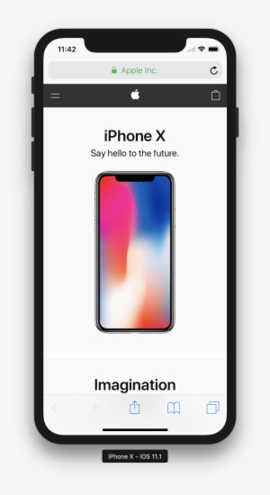 Fig - 9 - Apple - Com On Safari Portrait - Iphone X