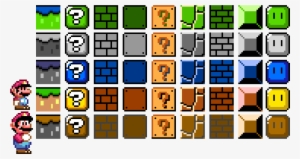 Mario Blocks - Pixel Art