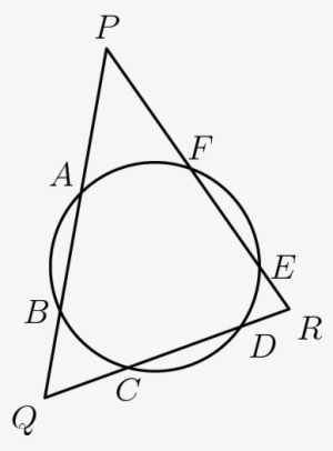 A Circle Is Drawn That Intersects All Three Sides Of - Geometry