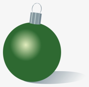 Green Christmas Ornament - Clip Art