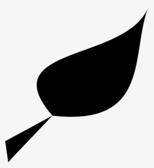 Simple Black Leaf Clip Art At Clker - Black Leaf Clip Art