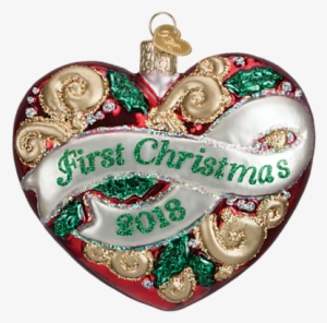 2018 First Christmas Heart Ornament