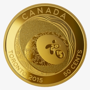 50 cent gold plated coin - coin