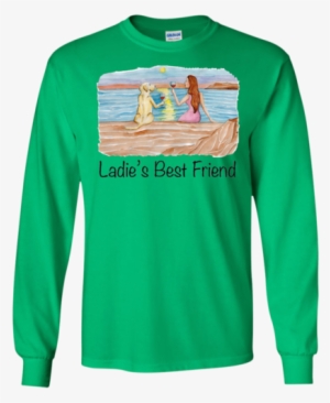 Ladie's Best Friend Watercolor T-shirt - Shirt