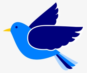 Blue Bird Clipart Png - Blue Bird Flying Clipart