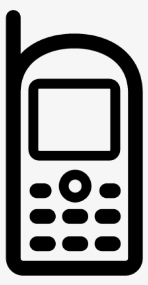 Vintage Mobile Phone Vector - Vintage Contact Mobile Icon