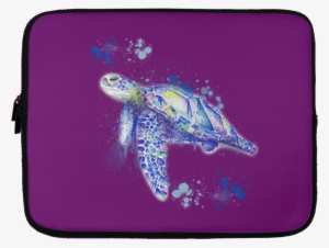 Watercolor Sea Turtle Laptop Sleeves - Turtle