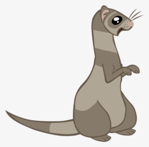 Mlp Ferret Vectorized By Png Freeuse Library - My Little Pony Ferret