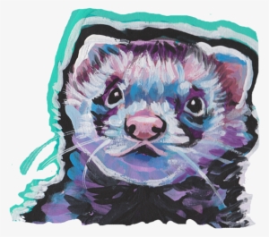 Bleed Area May Not Be Visible - Pop Art Ferret