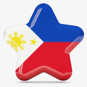 Glossy Star Flag Of Philippines - South Sudan Flag Icon