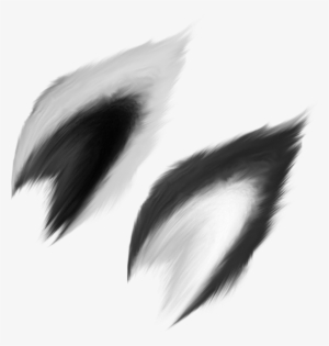 Gray Wolf Ear Drawing Art Clip Art - Wolf Ears Clipart