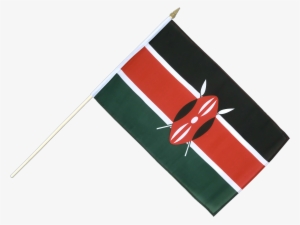 Hand Waving Flag 12x18" - Small Kenya Flag - 12x18"