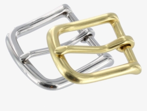 Metalized Buckles - 1035 1" Natural Brass, Heel Bar Buckle, Solid Brass-ll
