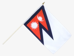 Free Download Nepal Hand Waving Flag - Small Nepal Flag - 12x18"
