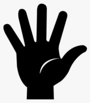 Hands Up Png Download - Hand Silhouette