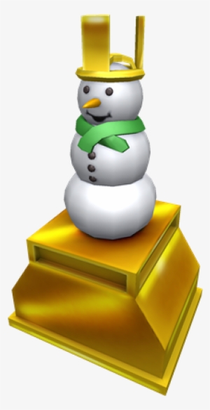 Roblox Winter Games 2014 Gold Trophy - Roblox