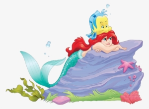 Ariel And Flounder - Ariel And Flounder Png