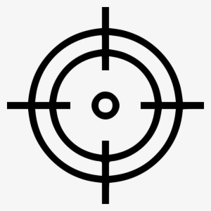 Crosshair Aim Shoot Target Goal Hit Comments - Target Png
