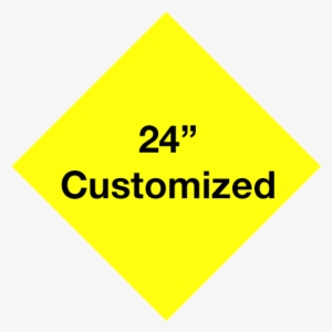 Yellow Diamond Custom Floor Tape Safety Marking - Yellow Octagon