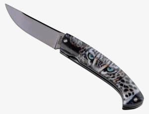 Knife"1515-alsac" - Leopard Model - 1515 Knife By Manu Laplace Leopard