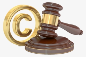 Image Of A Copyright Symbol And Gavel - Copyright Infringement Transparent